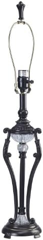 Normande Lighting HS1-2631-BD 60-watt Incandescent Table Lamp Base with Harp Finial