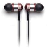【並行輸入品】Earjax BZ-EMY64-0611M Moxy Series Headphone ヘッドフォン with Inline Mic, Brown/Silver