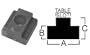 VME TN-687 11/16" T-Slot Nut - 5/8-11 Thread