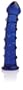 Don Wand Glass Pleasure Wand with Nubby Mushroom Tip, Cobalt Blue