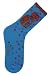 Laurel Burch Canine Family Sole Mates Socks Blue