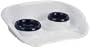 Stefanplast   84835 Futterbar mit 2 N�pfen, 46 x 35 x 11 cm