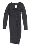 Michelle Jonas womens helena front cross wrap dress