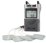 Experian Health Dual Combo Tens Unit and Muscle Stimulator System with Carrying Case, Electrodes, and Battery Included Amazing Pain Relief for Chronic Pain , Acute Pain , Back Pain , Fibromyalgia ,Sciatica, Osteo Arthritis and More