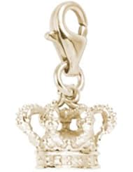 Rembrandt Charms Crown Charm with Lobster Clasp