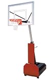 First Team Fury III Portable Basketball Hoop with 54 Inch Acrylic Backboard