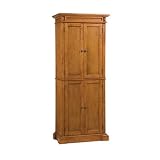 Home Styles Kitchen Pantry in Distressed Oak Finish
