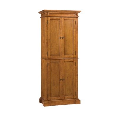 Home Styles Kitchen Pantry Oak Finish