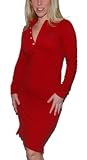 Polo Ralph Lauren Womens Long Long Sweater Tennis Tennis Dress Shirt Red XS