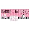 First Birthday Angel Giant Banner w/ Sticker Letters
