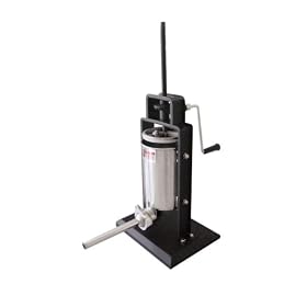 Paderno World Cuisine Sausage Stuffer with 3 Injectors, Stainless Steel