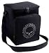 Harley Davidson Skull Cooler--NEW for 2009. Ripstop polyester insulated cooler with zipper top lid, zipper front pocket, and adjustable shoulder strap. Cooler holds up to twelve beverage cans. Embroidered Harley-Davidson&reg; skull graphic on front. Measures 8 3/4" x 7" x 10 3/4". 99355-09V