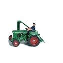 Siku  -  V&eacute;hicule sans piles  -  Fendt Diesel  avec faucheuse lat&eacute;rale