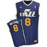 NBA Youth Utah Jazz Deron Williams Road Replica Jersey (Blue, Large)