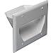 Datacomm Electronics 45-0003-WH Recessed Cable Plate (White)
