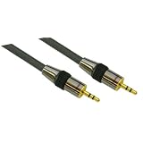 Klinkenkabel 3,5mm, Vollmetalstecker, vergoldet, 5m langvon "Profitec"