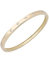 Diamond Bangle in 18kt Yellow Gold Carat Total Weight 0.50