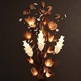 The Light Garden NE-THL Natural Elements Lighted Thai Lotus Flowers with 20 Bulbs, 37-Inch Tall