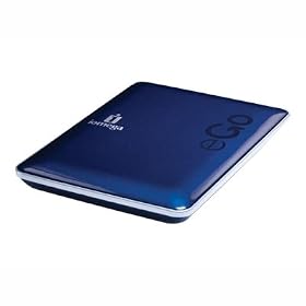 Iomega eGo USB 2.0, 500GB Portable Hard Drive with Protection Suite - Blue