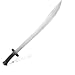 Chinese Broad Sword Black