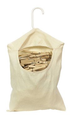 Homz 1212109 Hanging Clothespin Bag