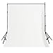 Lyly County 5x7ft Photography Background Non-Woven Fabric Solid Color White Screen Photo Backdrop Studio Photography Props LY061