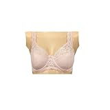 Barely Breezies Embroidered Microfiber and Lace Support Bra W/ Ultimair