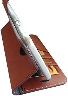 Wallet Flip Card Case for Your Iphone 6 Plus, Made with Luxury, Vegan Leather for the Animal Lover. Vintage Brown Color.