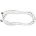 Axing SAK 501-02 hochgeschirmt SAT-Anschlusskabel, Quickfix-F-Stecker, 5,0 m wei&szlig;