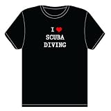 I LOVE SCUBA DIVING T-SHIRT - ladies and mens shirts - all sizes'