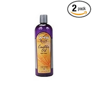 NOW Foods Castor Oil, Pure, 16-Ounce (Pack of 2) by Now Foods