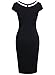PAKULA® Women's Sailor Nautical Vintage Retro Pencil Dresses
