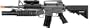 M4 3181 AEG Electric Airsoft Rifle, M203 Grenade Launcher, 2 Stocks, FPS-300, Extra Mag