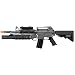 M4 3181 AEG Electric Airsoft Rifle, M203 Grenade Launcher, 2 Stocks, FPS-300, Extra Mag