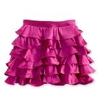 frilly fuchsia skirt
