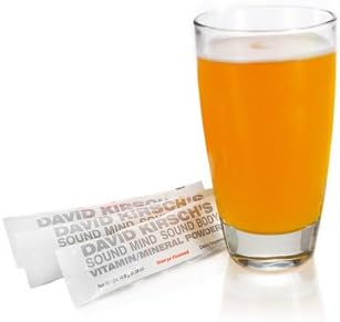 New - David Kirsch Wellness Vitamin Mineral Powder - Orange - 30 Packets