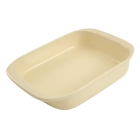 Chantal Pure 5-Quart Rectangular Baker, Clear Light Vanilla by Chantal