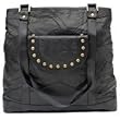 Embassy Black Genuine Leather Shoulder Bag