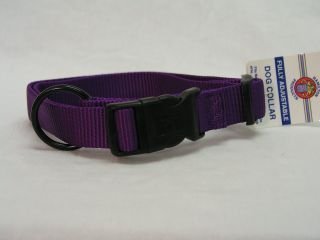HAMILTON PET ADJUSTABLE DOG COLLAR PURPLE 1X18-26