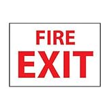 31yXjS0mDqL. SL160  Fire Safety Sign   Fire Exit   Vinyl