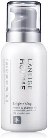 FREE INTERNATIONAL SHIPPING + LANEIGE FOR MEN Pure Brightening Fluid (All Skin / Whitening / 125ml)