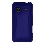 Amzer AMZ91104 Silicone Skin Jelly Case for Samsung Galaxy Prevail - Blue - ....