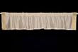Cream Sari Rod Pocket / Pole Top Valance - Pair