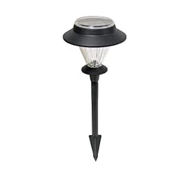Brinkmann 822-0701-8 8-Piece Solar Stake Light Set, Black