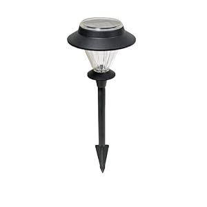 Brinkmann 822-0701-8 8-Piece Solar Stake Light Set, Black by Brinkmann