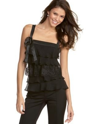 GUESS? Sleeveless Natalia Top