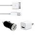 3 in 1 USB Charger Kit for iPhone 4 4S iPod: USB Cable, AC Wall Charger & USB Car / Auto Charger (SmackTom Packaging) with SmackTom Logo Silly band