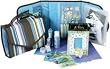 Creative Options 700-500 Soft-Sided Craft Notebook, Multi-Stripe with Teal Lining