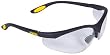 DEWALT Reinforcer Clear Anti-Fog Lens High Performance Protective Safety Glasses with Rubber Temples #DPG58-11C