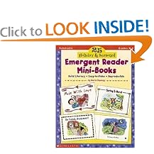 25 Holiday & Seasonal Emergent Reader Mini-Books (Grades K-1)